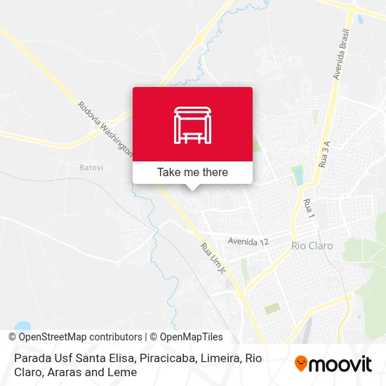 Parada Usf Santa Elisa map