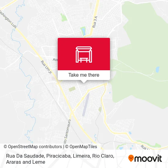 Rua Da Saudade map