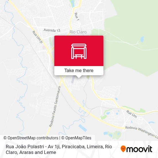 Rua João Polastri - Av 1ji map