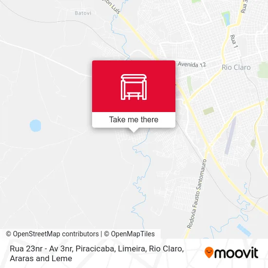 Rua 23nr - Av 3nr map