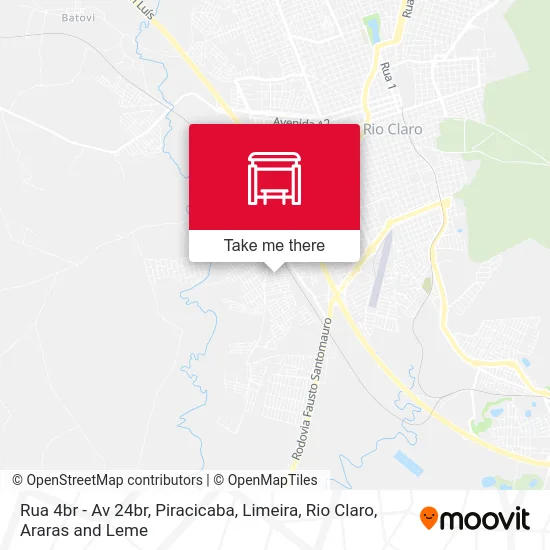 Rua 4br - Av 24br map