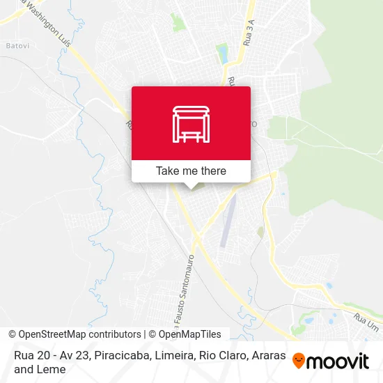 Rua 20 - Av 23 map