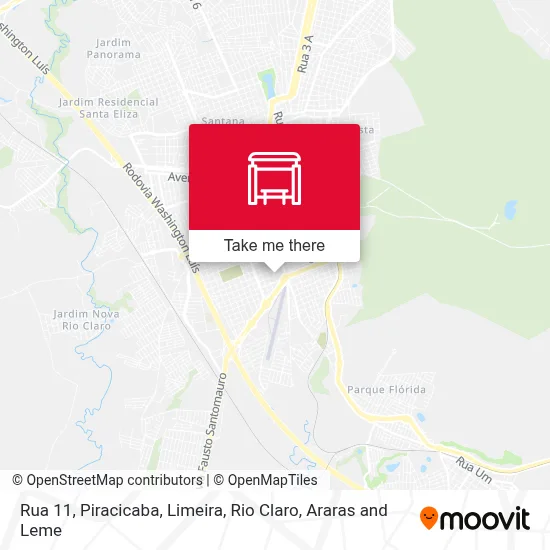 Rua 11 map