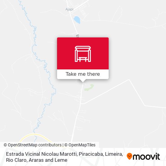Estrada Vicinal Nicolau Marotti map