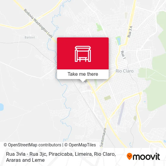 Rua 3vla - Rua 3jc map