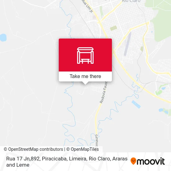 Rua 17 Jn,892 map
