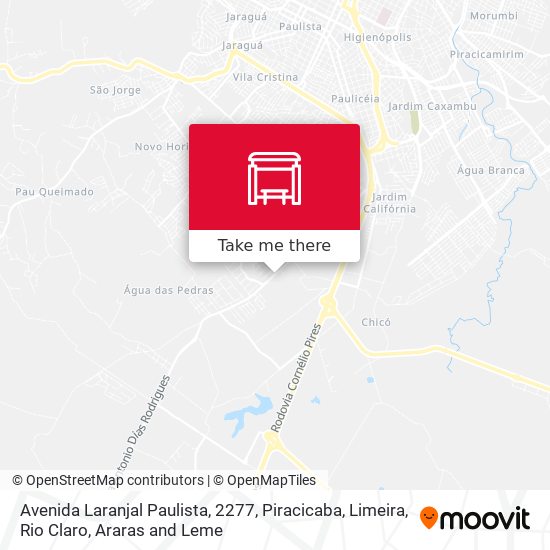 Avenida Laranjal Paulista, 2277 map