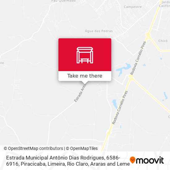Estrada Municipal Antônio Dias Rodrigues, 6586-6916 map