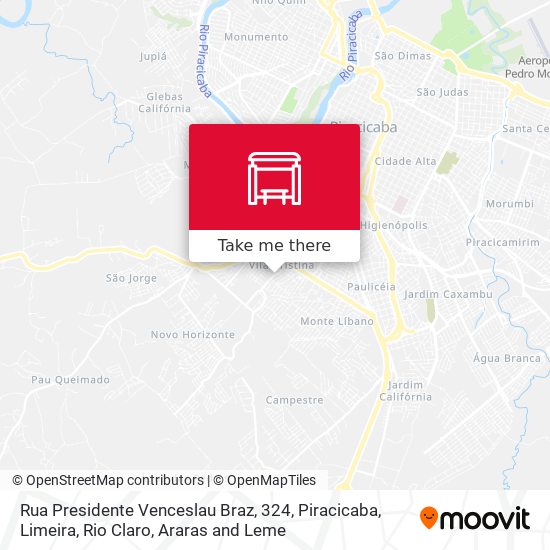 Rua Presidente Venceslau Braz, 324 map