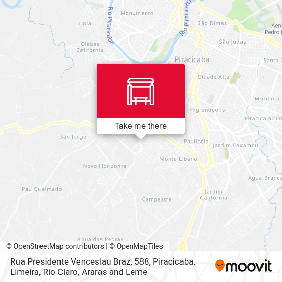 Rua Presidente Venceslau Braz, 588 map