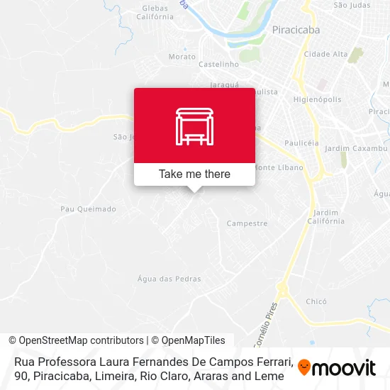 Rua Professora Laura Fernandes De Campos Ferrari, 90 map