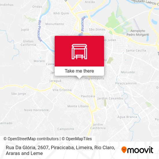 Rua Da Glória, 2607 map