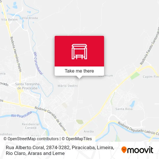 Rua Alberto Coral, 2874-3282 map