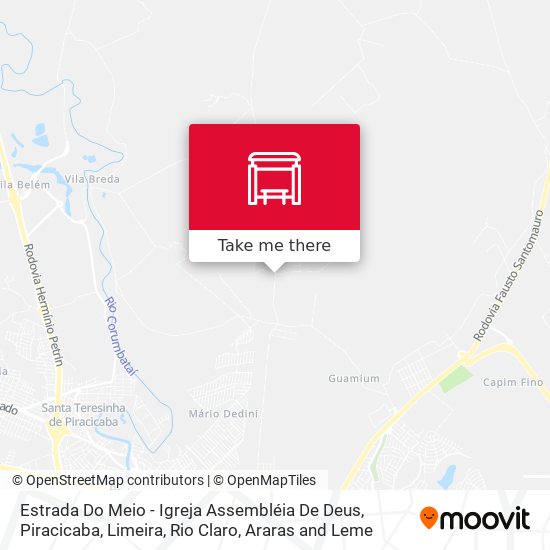 Estrada Do Meio - Igreja Assembléia De Deus map