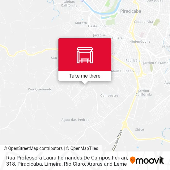 Rua Professora Laura Fernandes De Campos Ferrari, 318 map