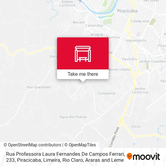 Rua Professora Laura Fernandes De Campos Ferrari, 233 map