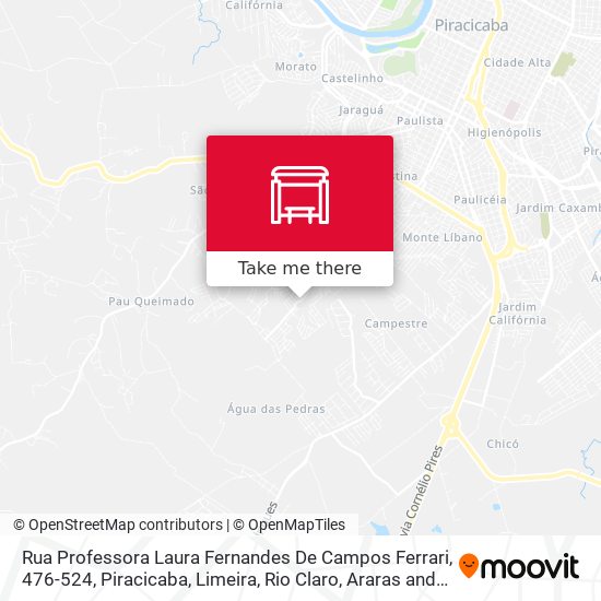 Rua Professora Laura Fernandes De Campos Ferrari, 476-524 map