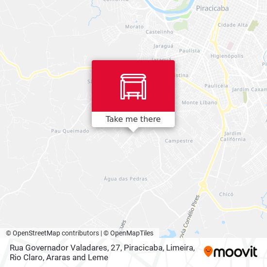 Mapa Rua Governador Valadares, 27