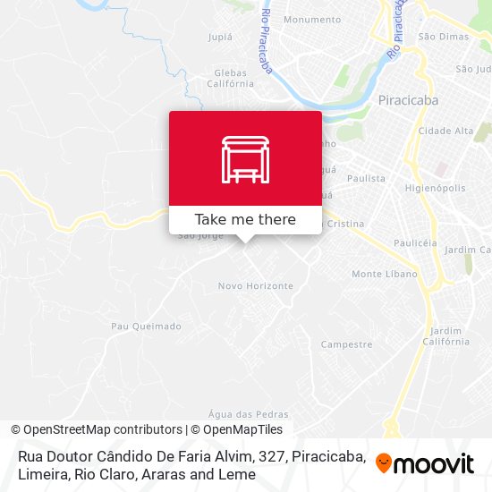 Rua Doutor Cândido De Faria Alvim, 327 map