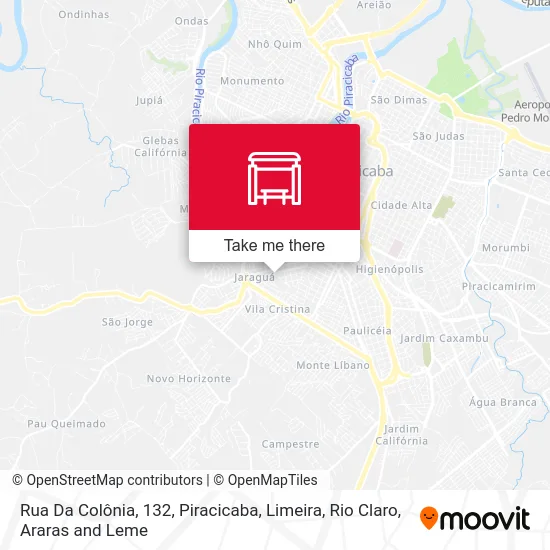 Rua Da Colônia, 132 map