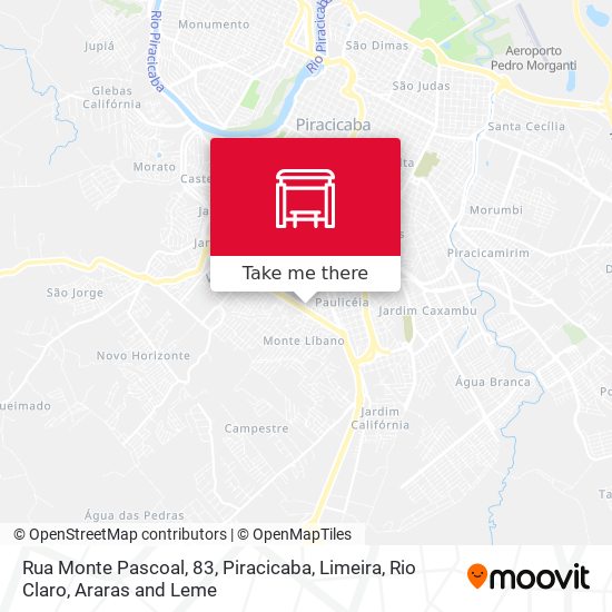 Rua Monte Pascoal, 83 map