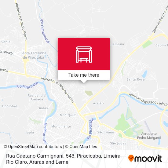 Rua Caetano Carmignani, 543 map