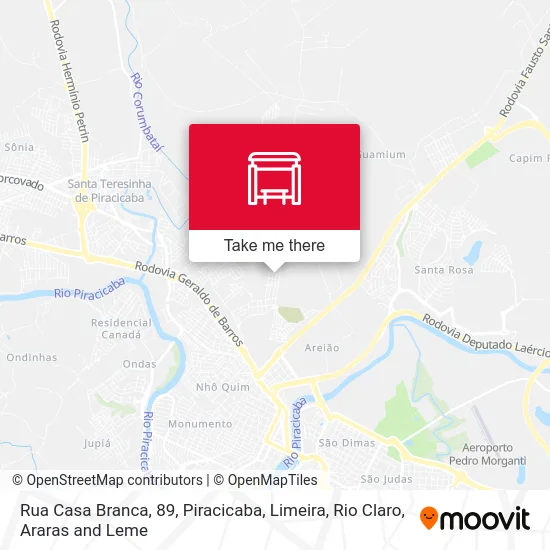 Rua Casa Branca, 89 map