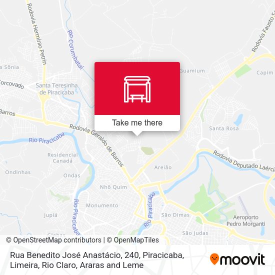 Rua Benedito José Anastácio, 240 map