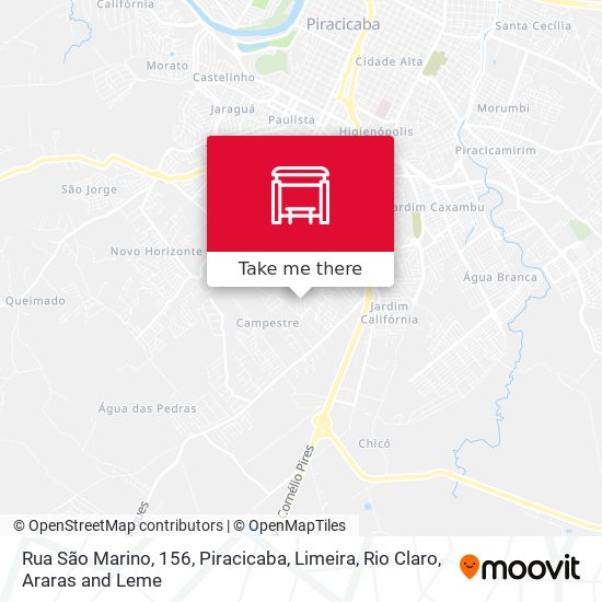 Rua São Marino, 156 map