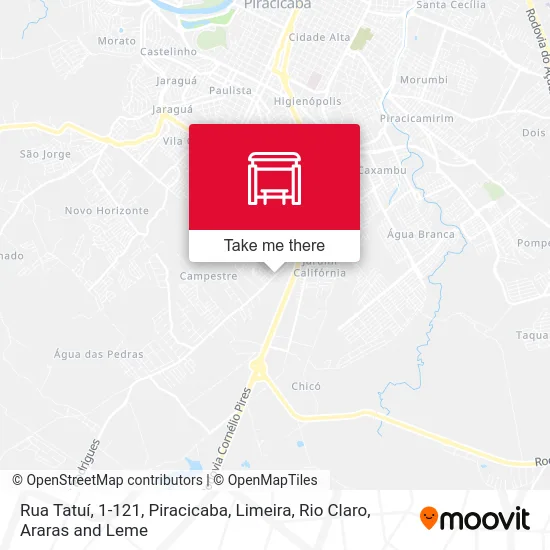 Rua Tatuí, 1-121 map