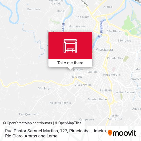 Rua Pastor Samuel Martins, 127 map