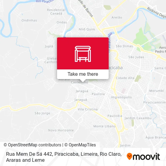 Rua Mem De Sá 442 map