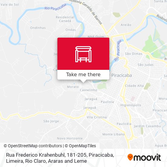 Mapa Rua Frederico Krahenbuhl, 181-205