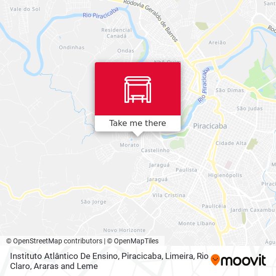 Instituto Atlântico De Ensino map