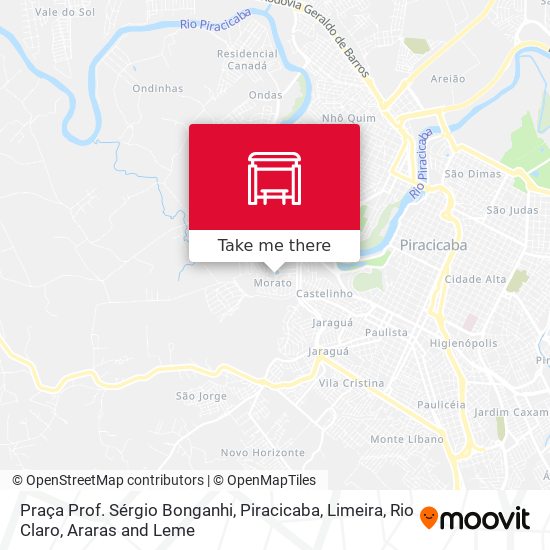 Praça Prof. Sérgio Bonganhi map