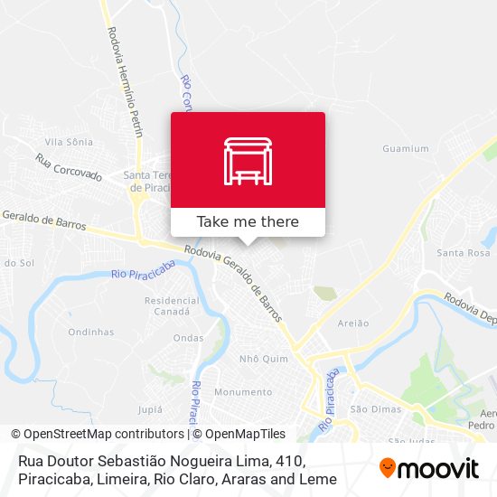 Rua Doutor Sebastião Nogueira Lima, 410 map