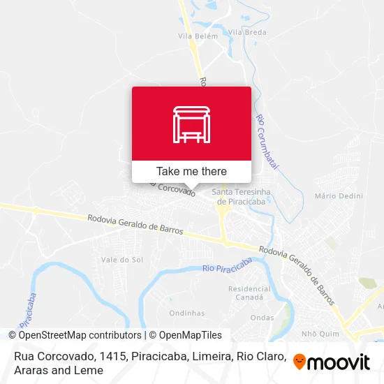 Rua Corcovado, 1415 map