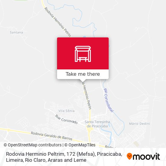 Rodovia Herminio Peltrim, 172 (Mefsa) map