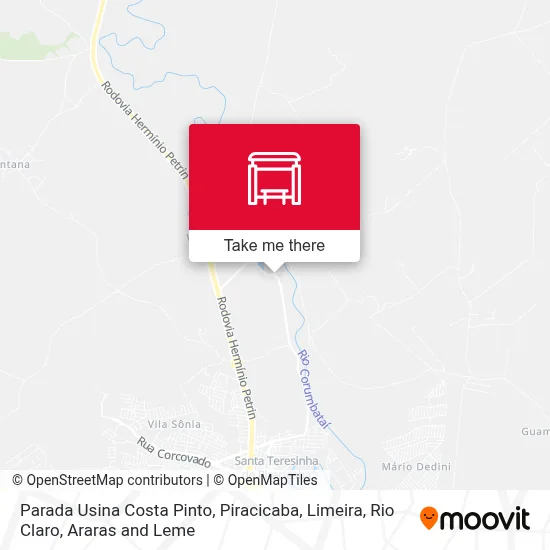 Parada Usina Costa Pinto map