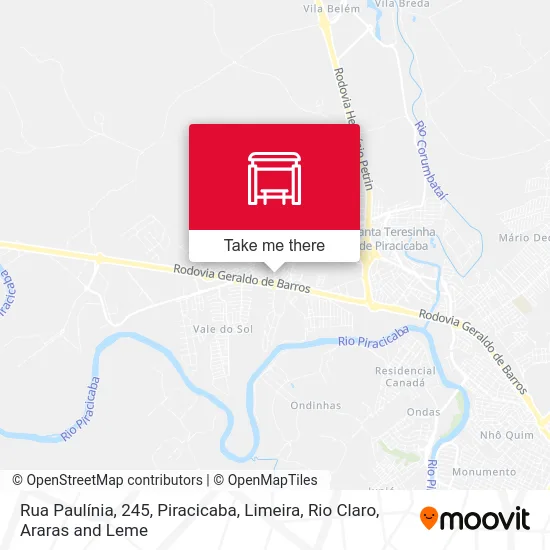 Rua Paulínia, 245 map