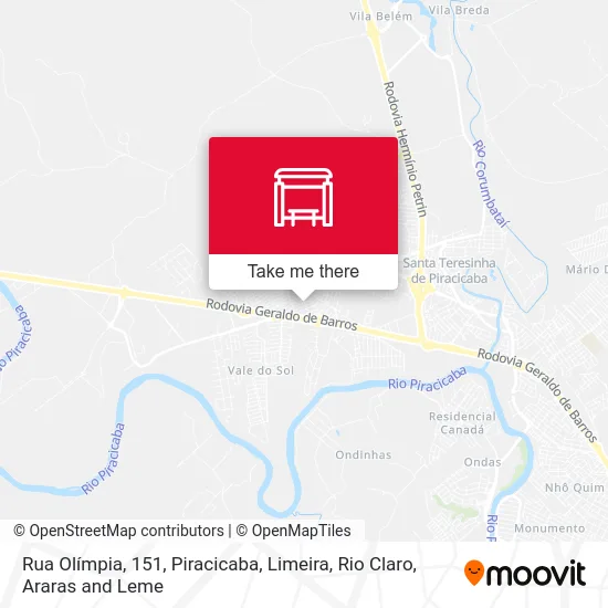 Rua Olímpia, 151 map