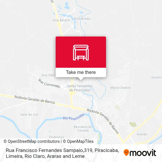 Rua Francisco Fernandes Sampaio,319 map
