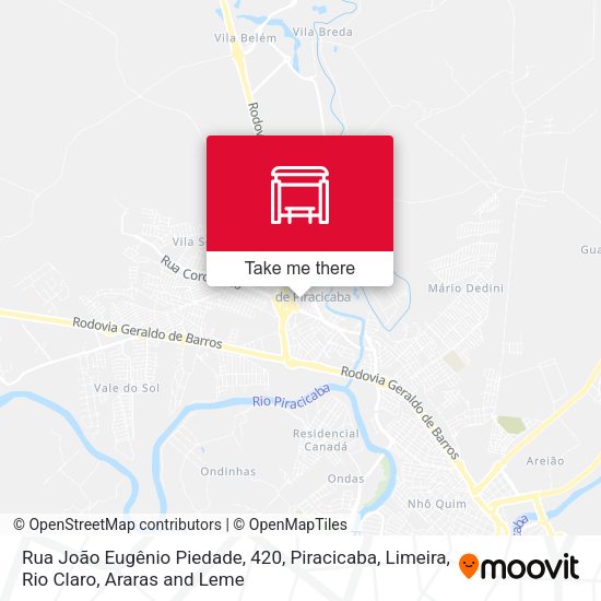 Rua João Eugênio Piedade, 420 map