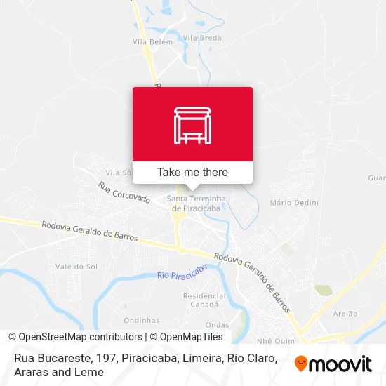 Rua Bucareste, 197 map