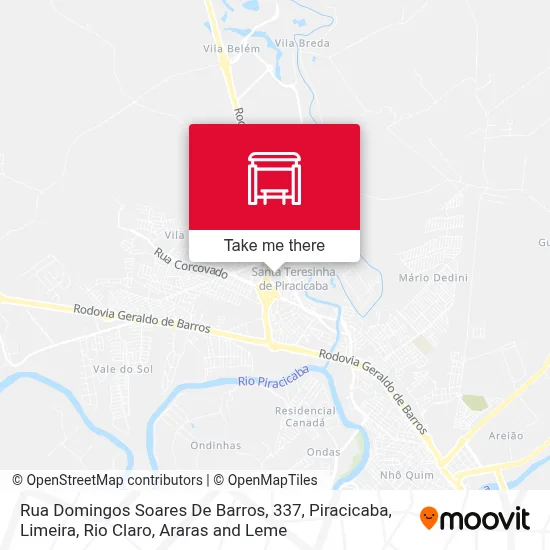Rua Domingos Soares De Barros, 337 map