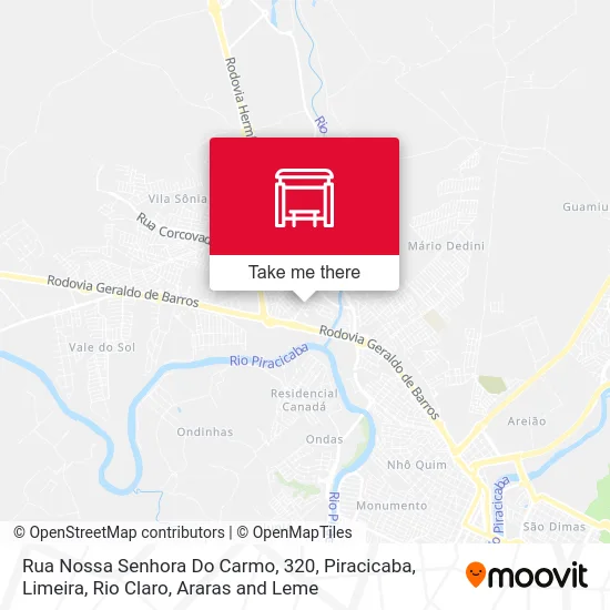 Rua Nossa Senhora Do Carmo, 320 map