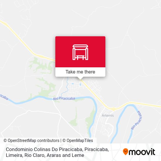 Condominio Colinas Do Piracicaba map