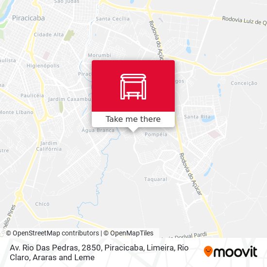 Mapa Av. Rio Das Pedras, 2850