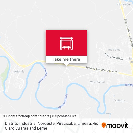 Mapa Distrito Industrial Noroeste