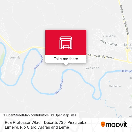 Rua Professor Wladir Ducatti, 735 map
